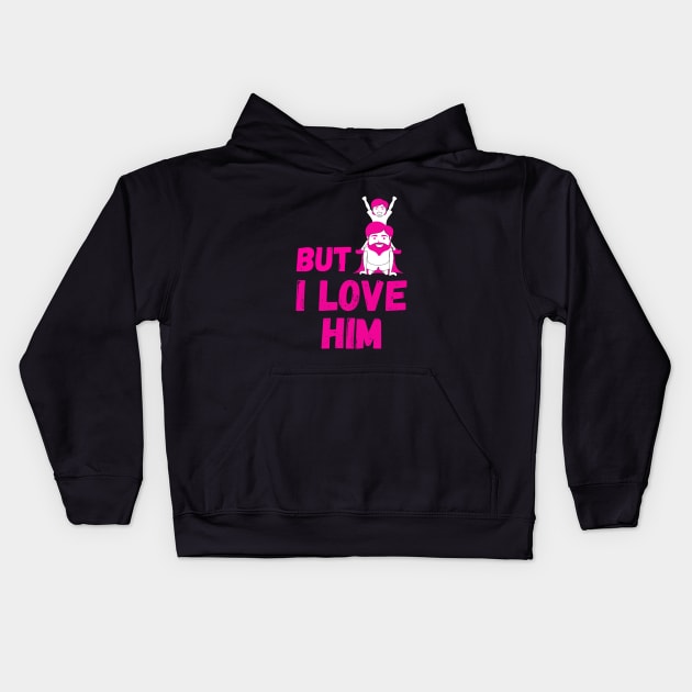 But Daddy I Love Him Kids Hoodie by Sasvika